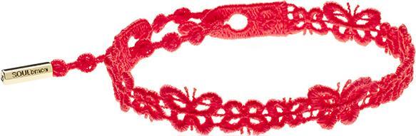 Soulbrace Armband Butterfly (26 cm, Textil Stickerei)