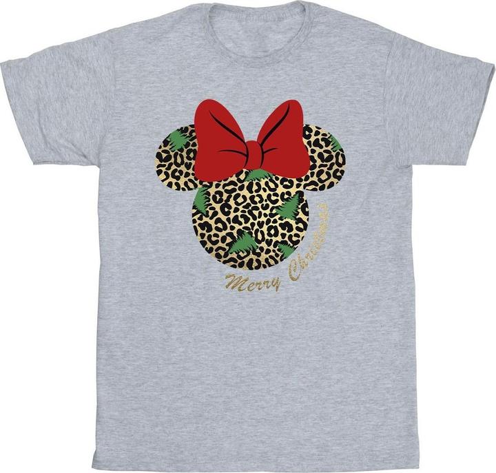 Disney Minnie Mouse Leopard Christmas TShirt (4XL)