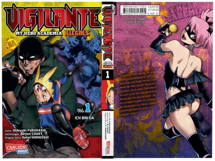 Image du produit Vigilante - My Hero Academia Illegals 1 (Allemand, Kohei Horikoshi, 2018)