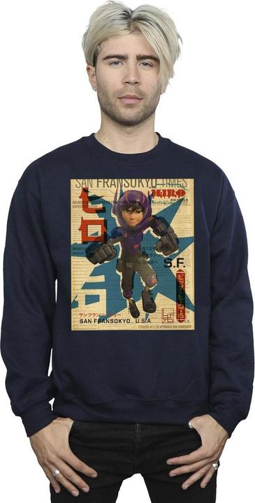 Produktbild Disney Big Hero 6 Baymax Hiro Newspaper Sweatshirt (M)