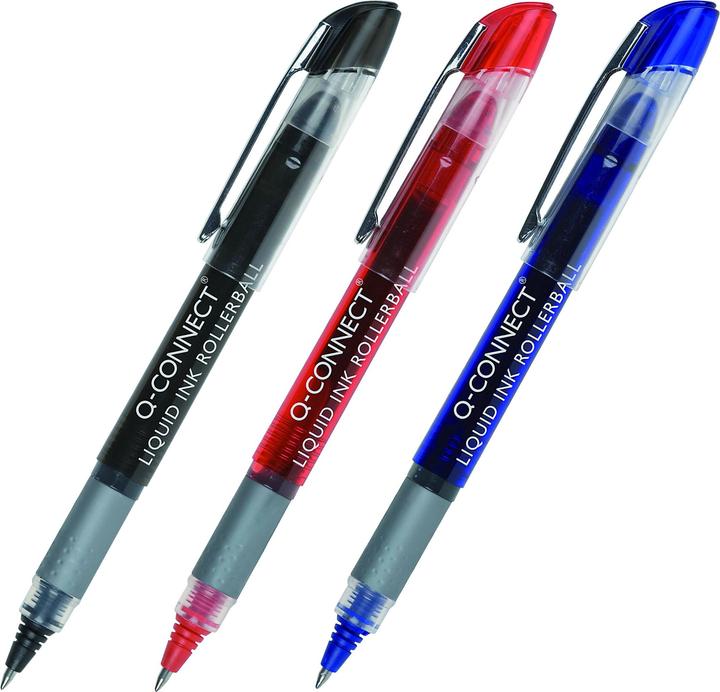 Image du produit Q-Connect Stylo à bille 0,5 mm (ligne), pendentif, noir