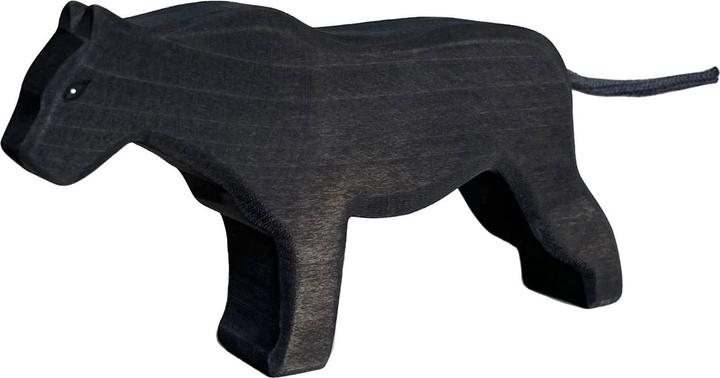 Actual product image Natura Punto Wooden animal panther, handmade, 16 x 8 x 3 cm