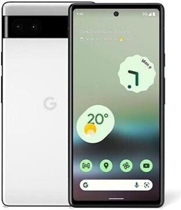 Produktbild Google Pixel 6a (128 GB, Chalk White, 6.10", SIM + eSIM, 12.20 Mpx, 5G)