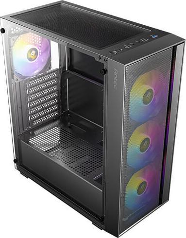 Produktbild Antec Boitier Moyen Tour Atx Ax65 RGB Avec Panneau Vitré (Noir) (mATX, ITX, ATX)