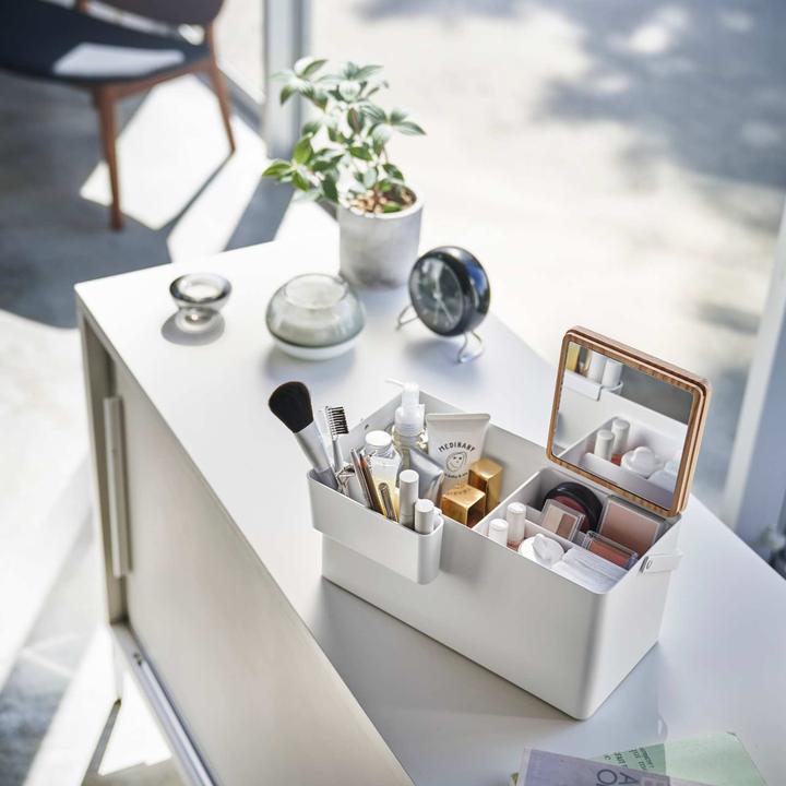 Actual product image Yamazaki Make-up box TOWER