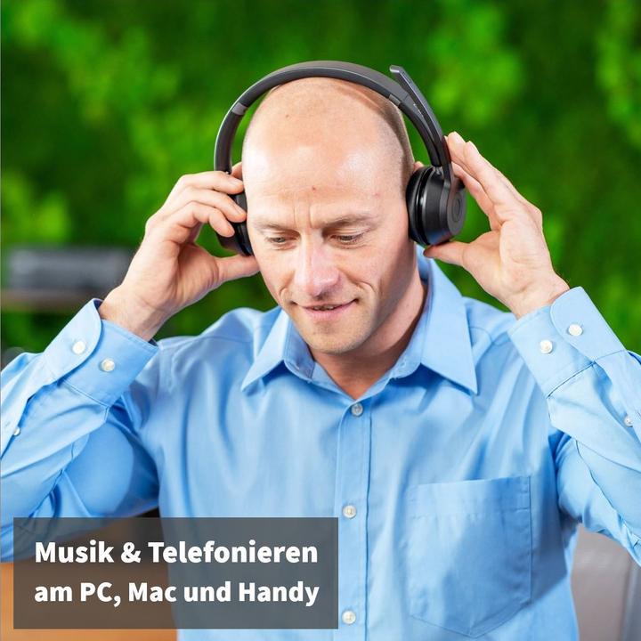 Produktbild Gequdio Schnurlos Bluetooth Headset GB-2 (ohne USB-Adapter) (Kabellos, USB-A)