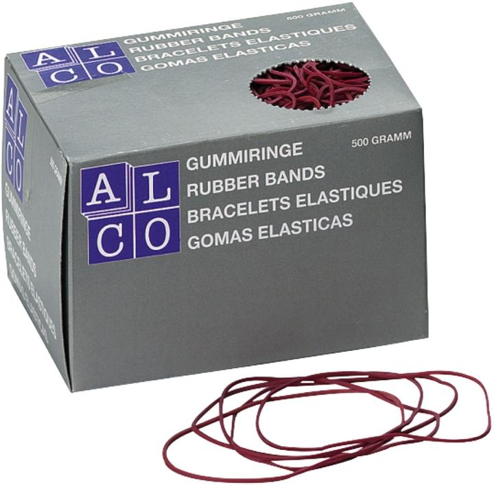 Produktbild Alco Gummiring 40mm Kautschuk rot 500 g/Pack. (1 Stk.)