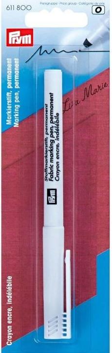 Immagine prodotto Prym Penna per marcare i tessuti, extra fine, permanente, nero