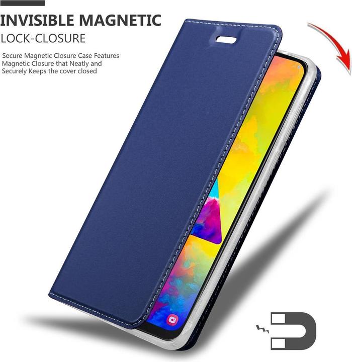 Immagine prodotto Cadorabo Copertina in stile libro di classe (Samsung Galaxy M20)