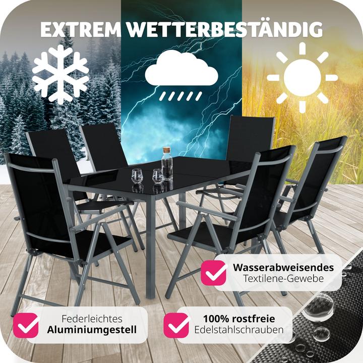 Produktbild tectake Sitzgruppe (150 cm)