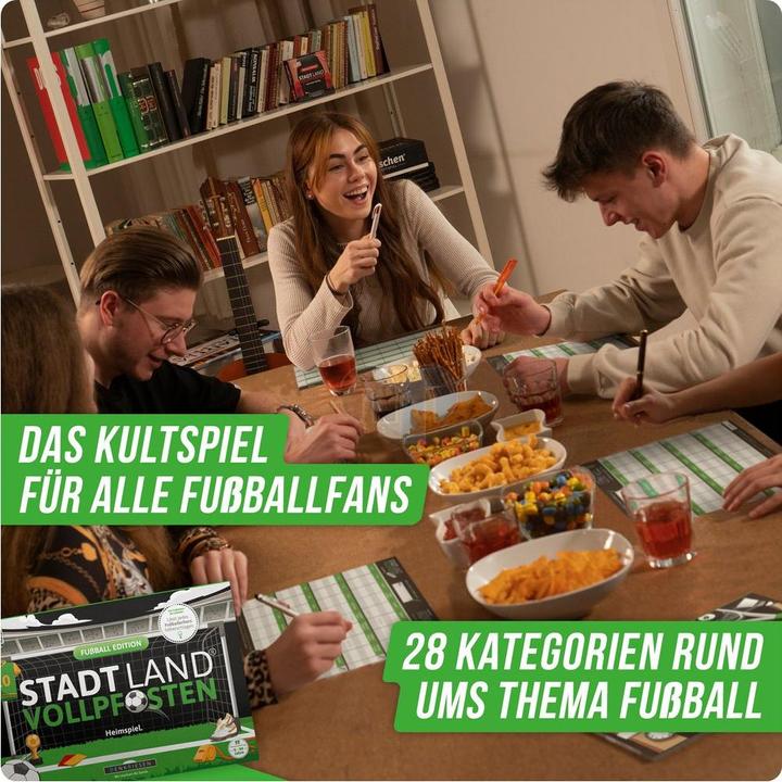 Produktbild Denkriesen STADT LAND VOLLPFOSTEN® A4 - FUSSBALL EDITION "Heimspiel" (Deutsch)
