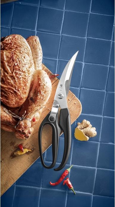 Produktbild WMF Geflügelschere mit Knochenbrecher 24,5cm Edelstahl Sicherheitsverschluss