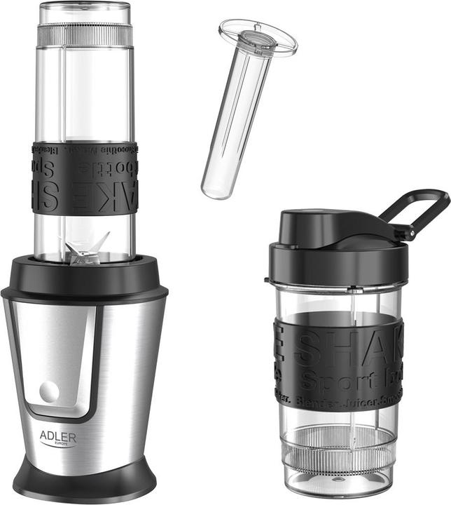 Produktbild Adler Mixer AD 4081 Tabletop, 800 W, Jar material BPA Free Plastic, Jar capacity 0.57 and 0.4 L, Ice crush (EU-Stecker, 800 W)