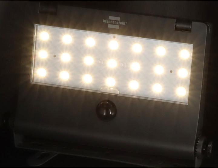 Produktbild Brennenstuhl SOL 1000 Pad 1173740003 Solar-Tischlampe 7 W Naturweiss Grau (1000 lm, IP65)
