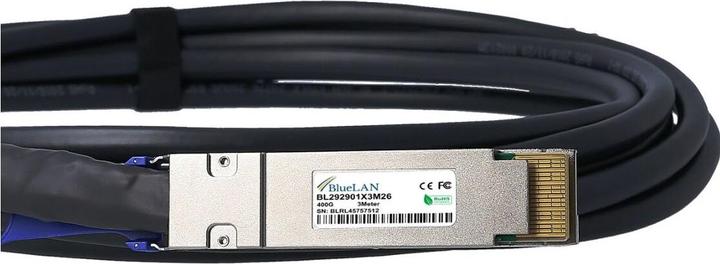 Actual product image BlueLAN Juniper QDD-400G-DAC-2P5M Compatible DAC QSFP-DD BL292901X3M26