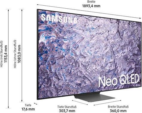Actual product image Samsung QE85QN800C (85", QN800C, NeoQLED, 8K, 2023)