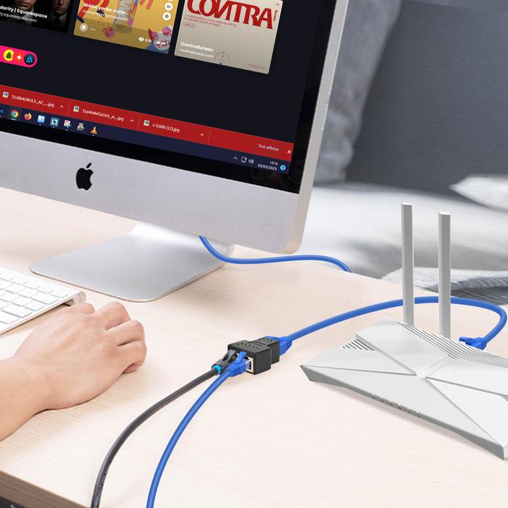 Produktbild Max Excell Ethernet RJ45 Splitter Adapter (RJ45)