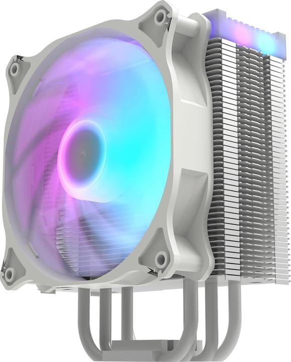 Image du produit Darkflash Tech Darkair CPU active cooling LED (heatsink + fan 120x120) white (157 mm)