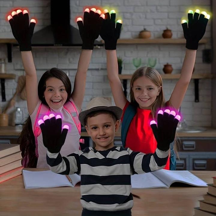 Actual product image Cbx LED Gloves, Glowing Gloves (One size)