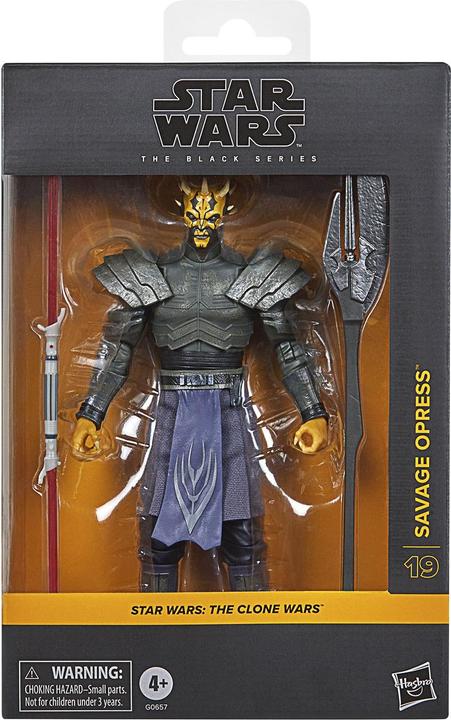 Actual product image Hasbro Star Wars: The Clone Wars Black Series Action Figure Savage Opress 15 cm