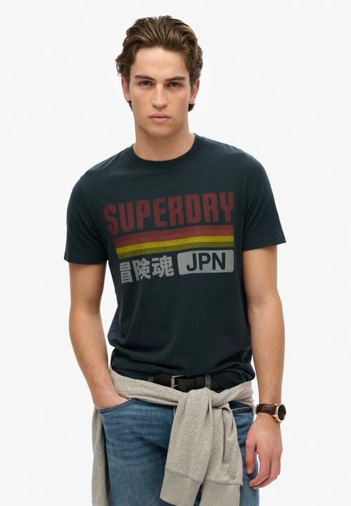 Actual product image Superdry Japan Stripe Relaxed Tee (S)