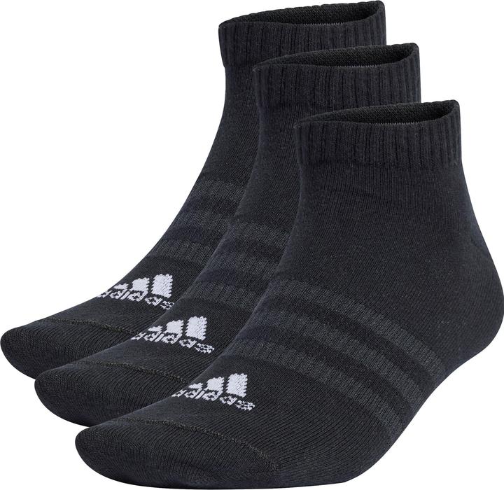 adidas T Spw Low 3p,Black/White Black/White L (43, 44, 45)