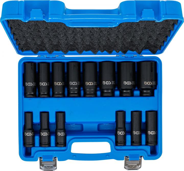 Immagine prodotto BGS Set di bussole a percussione, esagonali | 12,5 mm (1/2") di azionamento | 10 - 32 mm | 14 pezzi. (1/2")