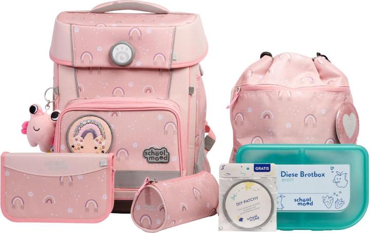 School-Mood Champion Maxx Pro Mila Schulranzen-Set 7-teilig (22 l)