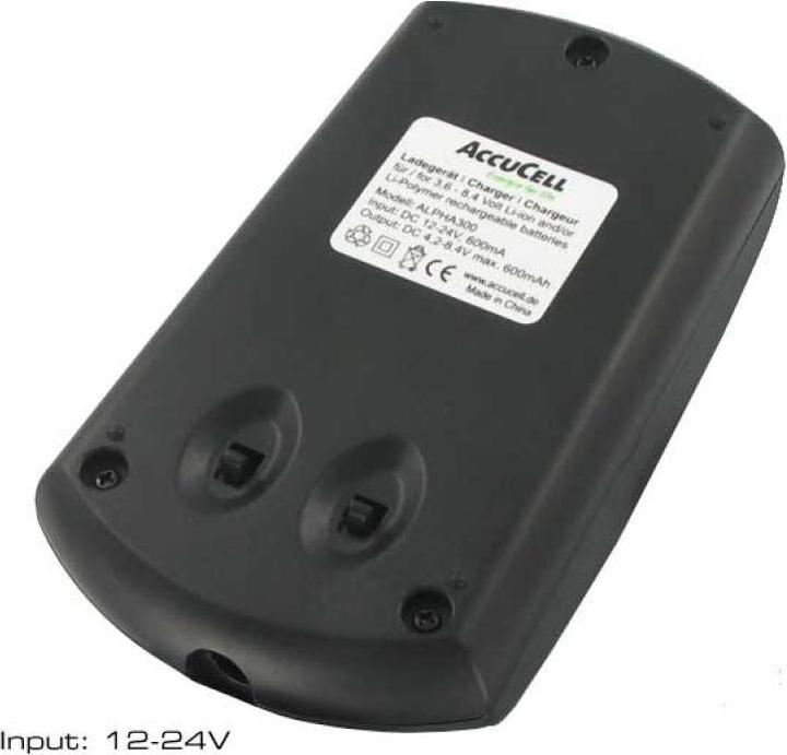 Produktbild AccuCell Schnellladegerät für Panasonic VW-VBX090 (Kamera Akku Ladegerät)