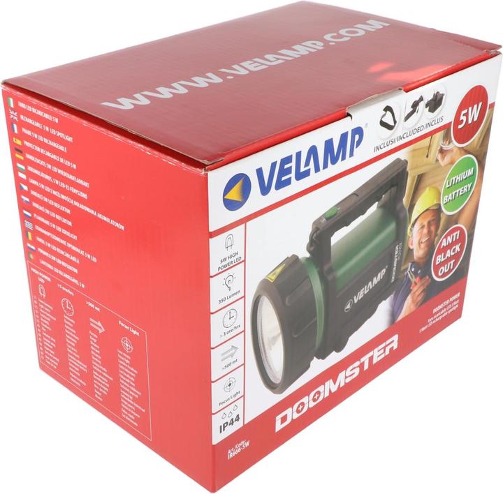 Produktbild Velamp Tragbare wiederaufladbare Lampe (350 lm)
