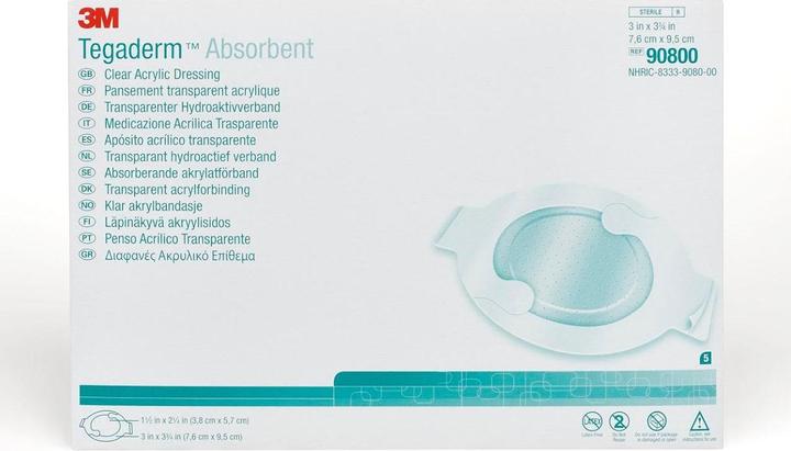 3M Tegaderm Absorb Wundverb 7.6x9.5cm 10 (10 x)