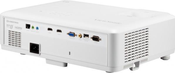 Produktbild Viewsonic LS600W Beamer 3000 ANSI Lumen DLP WXGA (1280x800) Weiss (VS18176) (WXGA, 3000 lm, 1.37 - 1.64:1)