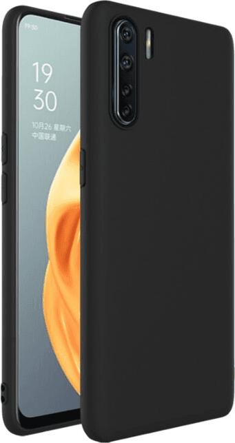 Actual product image mobileup Silicone Case Oppo A91 - Black (A91)