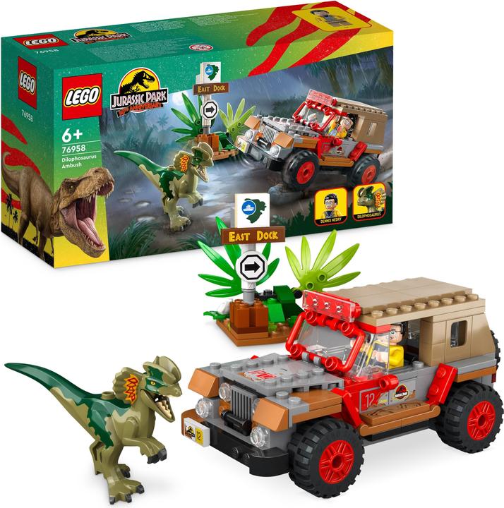 Produktbild LEGO Hinterhalt des Dilophosaurus (76958, LEGO Jurassic World)