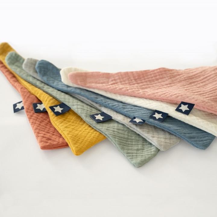 Productafbeelding Julius Zöllner Mousseline sjaal, stoffige roos (20 cm, 20 cm)