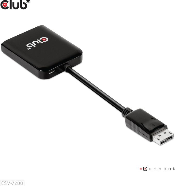 Produktbild Club 3D Club3D Multi Streaming Transport Hub 1xDP -> DP/HDMI (HDMI, 2 cm)