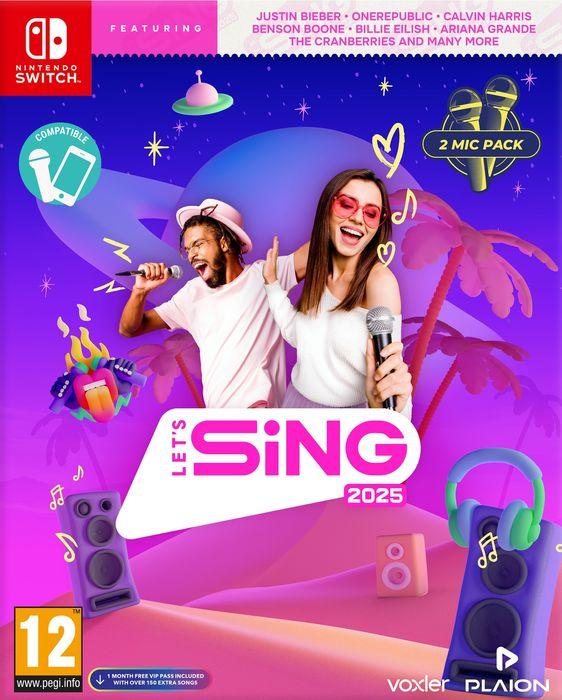 Actual product image Plaion Let's Sing 2025 International Version (Switch, EN)