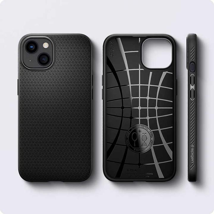 Image du produit Spigen ACS03519 Housse de protection pour téléphone portable 15,5 cm (6.1" ) Cover Noir (Apple iPhone 13)