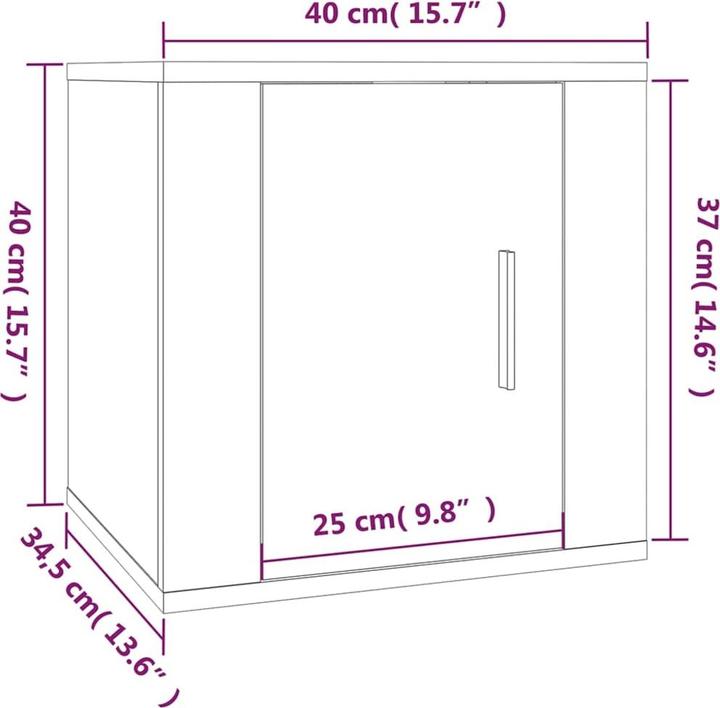 Produktbild VidaXL Elio (100 x 34.5 x 40 cm)