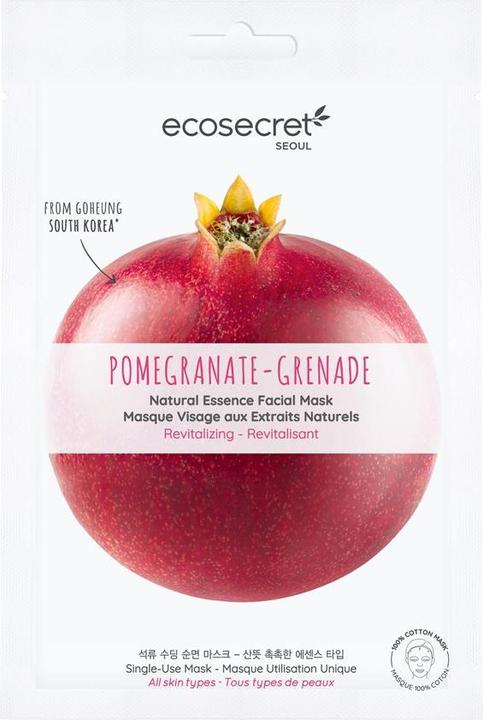 Ecosecret Gesichtsmaske revitalisierende Granatapfel Btl 20 ml (20 ml)