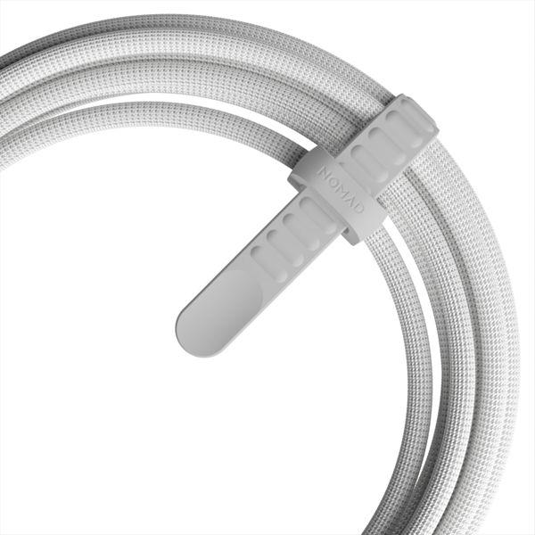 Actual product image Nomad Kevlar USB-C to USB-C Cable 3 m White (3 m, USB 2.0, 240 W)