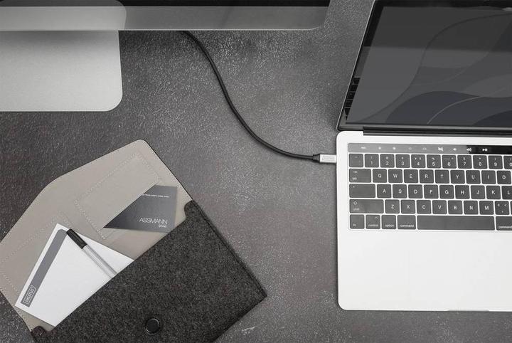 Produktbild Digitus USB-3.0 Gen.1, USB Type -C Anschlusskabel (1 m, USB 3.2 Gen 1, 60 W)
