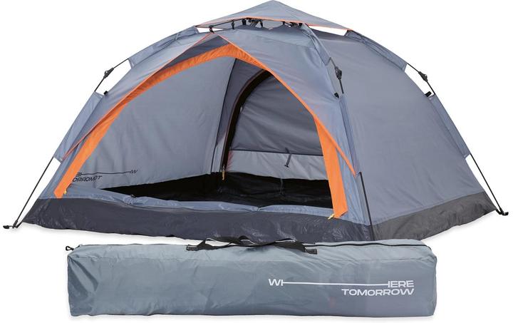 Where Tomorrow Pop-Up-Zelt Drei Personen - Grau, Anzahl Personen: 3 (3.50 kg, 3 Personen)
