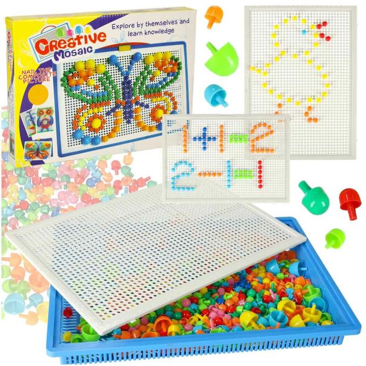 Produktbild Ikonka Pilz-Stiftpuzzle 296Stück (296 Teile)