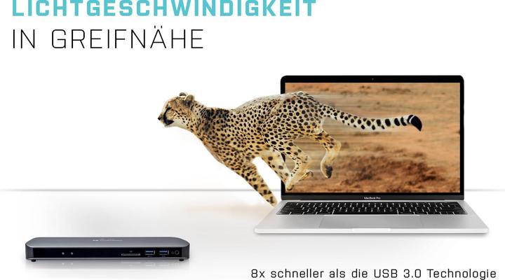 Immagine prodotto i-tec Thunderbolt 3 Dual Dock (Thunderbolt, 5 Porti)