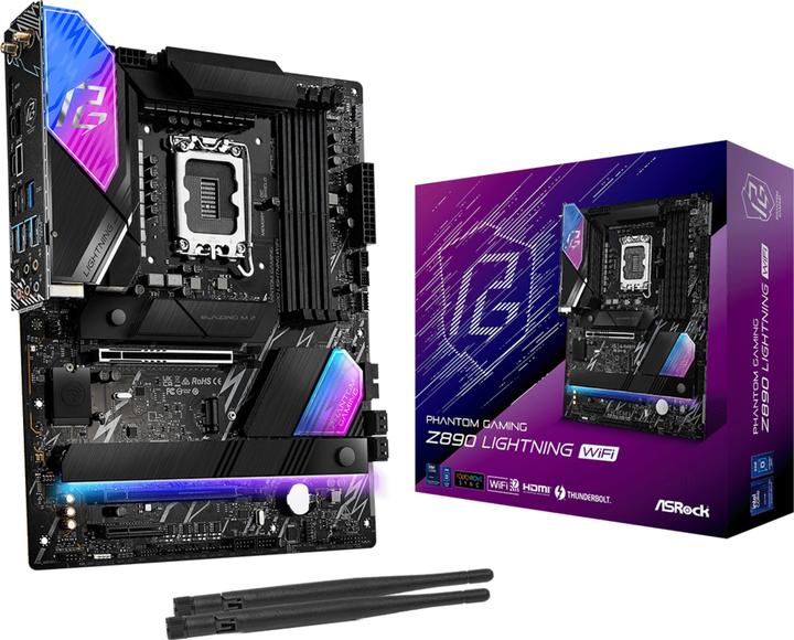 Actual product image AsRock Płyta główna Z890 Lightning WiFi (LGA 1851, Intel Z890, ATX)