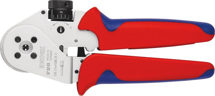 Image du produit Knipex Pince à sertir à quatre points pour contacts tournés (180 mm)