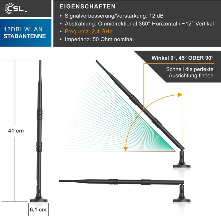 Immagine prodotto CSL WLAN Antenne