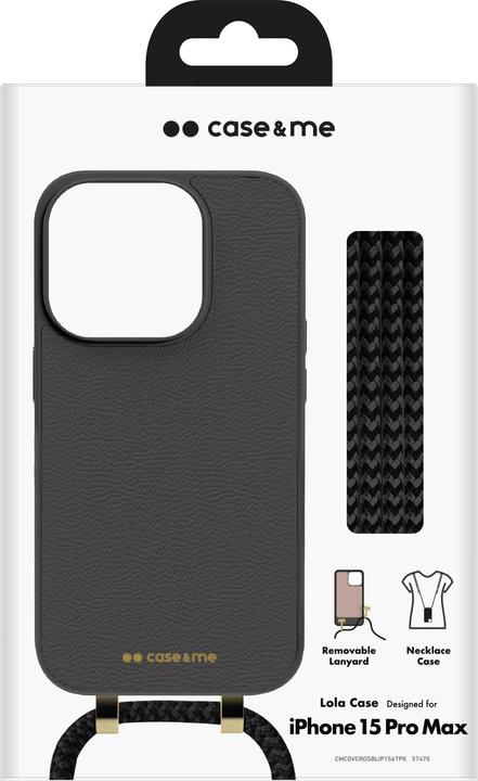 Actual product image Caseme Lola case with detachable shoulder strap (Apple iPhone 15 Pro Max)