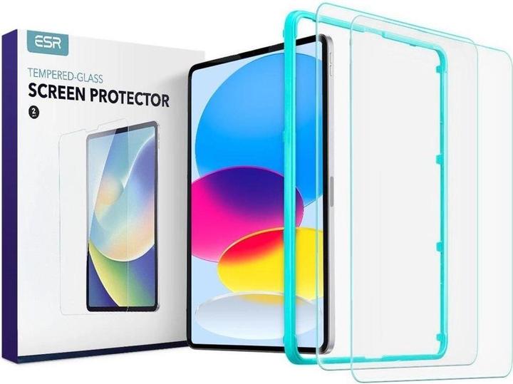 ESR TEMPERED GLASS TEMPERED GLASS 2-PACK IPAD 10.9 2022 CLEAR (2 Stück, iPad 10.9 (2022))